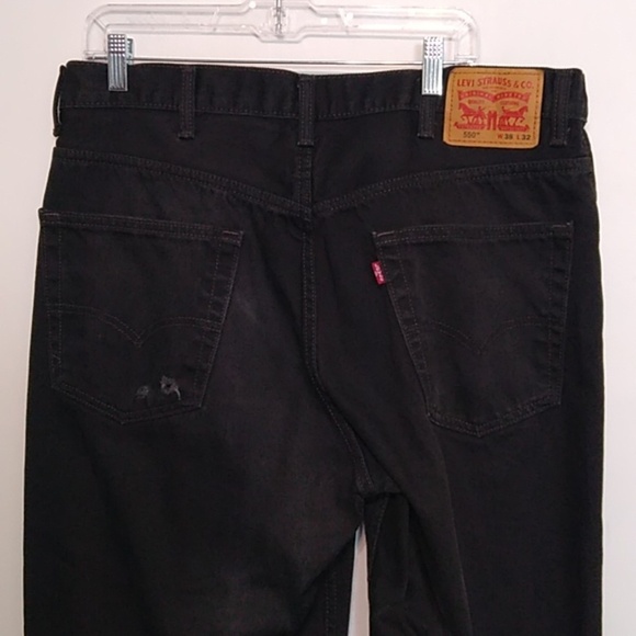 Levi's - 550 Black Jeans- Size 38 x 32 - Picture 4 of 8